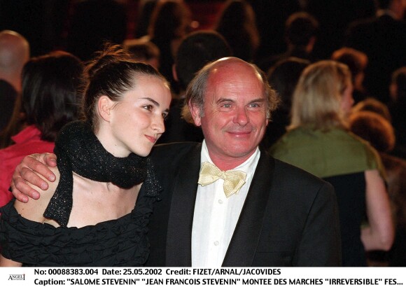 Jean-François Stévenin et sa fille Salomé - Festival de Cannes 2002