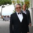 George Miller, président du jury arrive au dîner des membres du jury du 69ème festival international du film de Cannes à l'hôtel Martinez le 10 mai 2016