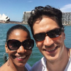 Audra McDonald et son mari Will Swenson seront bientôt parents. Photo publiée sur la page Instagram de l'actrice, prise lors des vacances du couple en Australie.