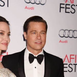 Angelina Jolie et son mari Brad Pitt - Première de "By the Sea" à Los Angeles le 5 novembre 2015 dans le cadre de l'Audi Opening Night Gala.