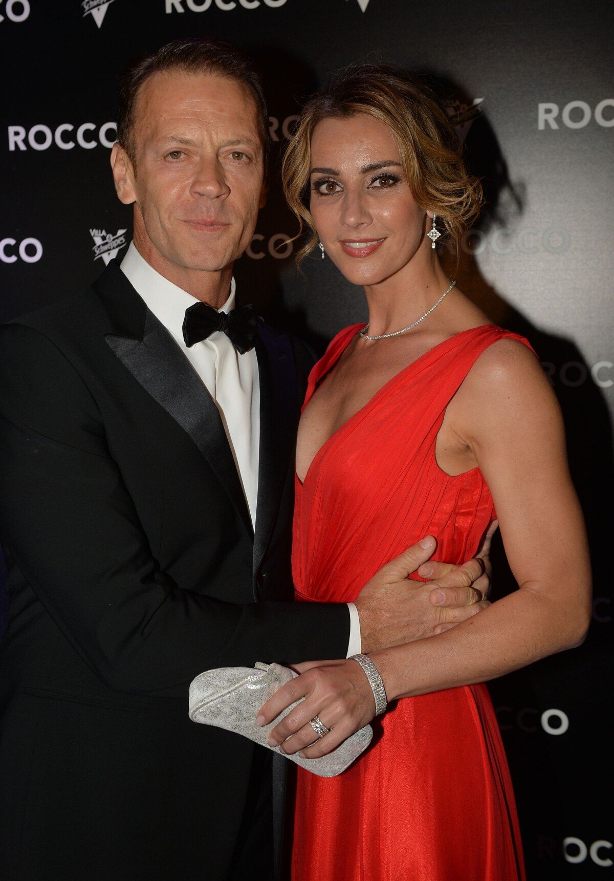 Photo : Exclusif - Rocco Siffredi et sa femme Rosa Caracciolo (Rozsa Tassi)  - Soirée 