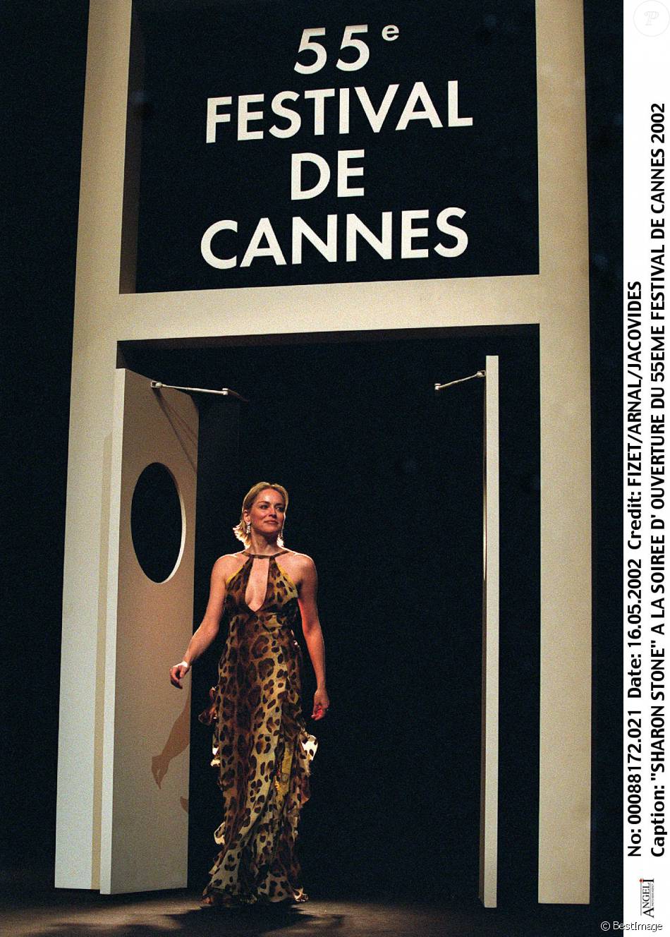 Sharon Stone, membre du jury, lors du Festival de Cannes ...