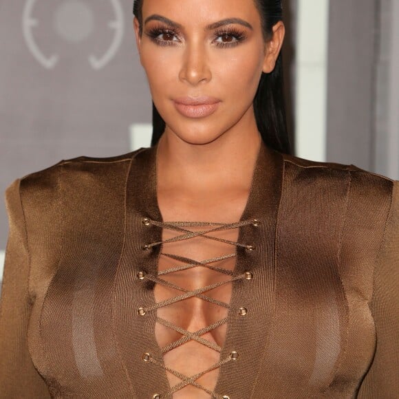 Kim Kardashian enceinte à la Soirée des MTV Video Music Awards à Los Angeles le 30 aout 2015