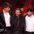 Les 4 finalistes lors de la finale de The Voice 5, sur TF1, le samedi 14 mai 2016