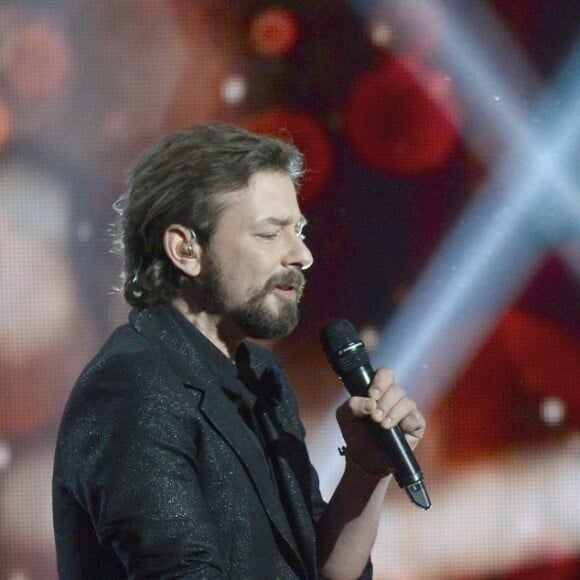 Exclusif - Clément, Nikos Aliagas et Michel Polnareff - Plateau de la finale de l'émission "The Voice" à Paris. Le 14 mai 2016 © Coadic Guirec / Bestimage