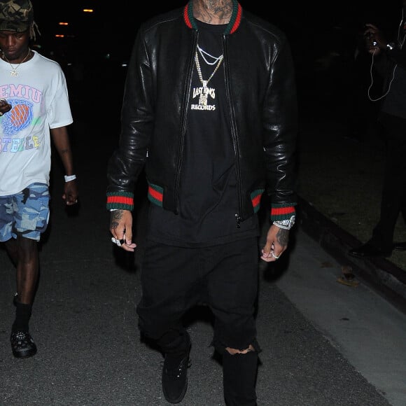 Tyga - Célébrités arrivant au concert de Beyonce à Los Angeles le 14 mai 2016.