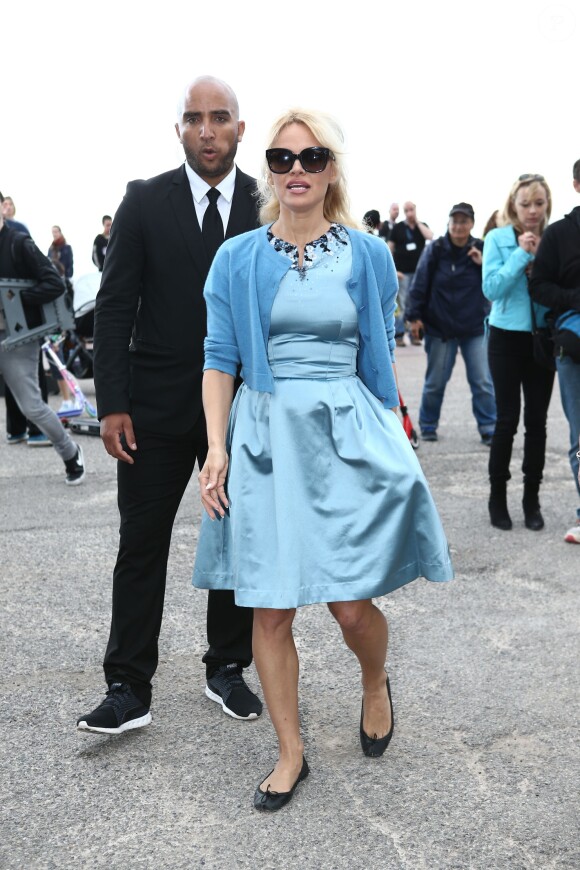 Pamela Anderson à Cannes pour l'association Sea Shepherd le 14 mai 2016