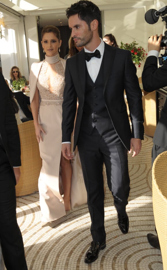 Jean-Bernard Fernandez-Versini et Cheryl Cole le 15 mai 2015, lors du 68 ème Festival International du Film de Cannes