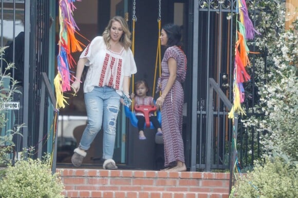 Exclusif - Haylie Duff, Jenna Dewan-Tatum et sa fille Everly Tatum à l'Anniversaire de la fille d'Haylie Duff, Ryan, à Los Angeles le 7 mai 2016.