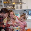 Haylie Duff et son fiancé Matt Rosenberg fêtent le premier anniversaire de leur fille Ryan. Photo publiée sur Instagram, le 12 mai 2016