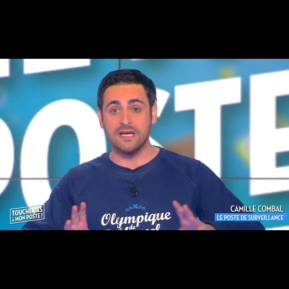 Camille Combal dévoile une vidéo casserole de Cyril Hanouna, à l'époque de l'Eurovision 2008, dans "TPMP", le 16 juillet 2016