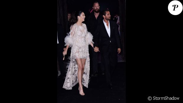 Kendall Jenner et Scott Disick à la soirée Chopard à Cannes le 16 mai 2016