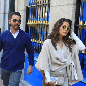 Eva Longoria et Jose Antonio Baston à Madrid le 2 avril 2016