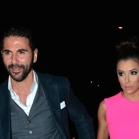 Eva Longoria et son compagnon Jose Antonio Baston sont allés dîner au restaurant italien Giorgio Baldi, avec les Beckham, à Los Angeles. Le 2 avril 2015