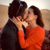 Jose Antonio Baston et Eva Longoria lors de leurs fiançailles en décembre dernier à Dubaï.