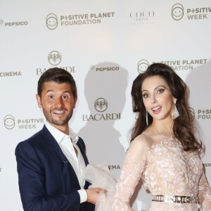 Christophe Beaugrand et Frédérique Bel - Gala "Positive Cinema Week" by Planet Finance, dans le cadre du 69e Festival de Cannes le 18 mai 2016