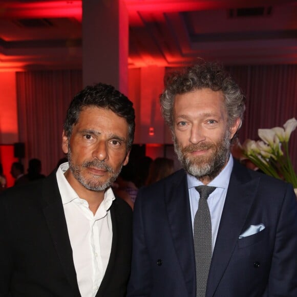 Exclusif - Pascal Elbé et Vincent Cassel - Gala "Positive Cinema Week" by Planet Finance, dans le cadre du 69e Festival de Cannes le 18 mai 2016