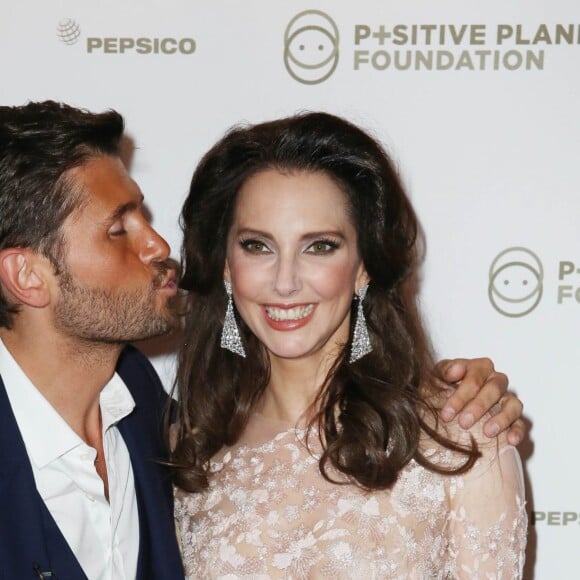 Christophe Beaugrand et Frédérique Bel - Gala "Positive Cinema Week" by Planet Finance, dans le cadre du 69e Festival de Cannes le 18 mai 2016