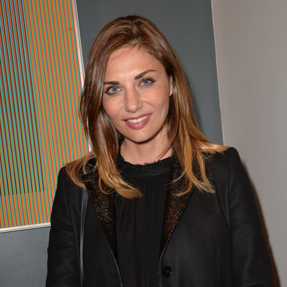 Ariane Brodier - Vernissage de l'exposition de l'artiste plasticien Carlos Cruz Diez chez Heidi Barnes à Paris, le 7 avril 2016. © Veeren/Bestimage