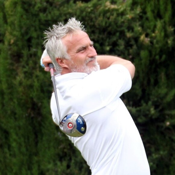 David Ginola lors de la 4e édition de la Mapauto Golf Cup au Golf Old course à Mandelieu-la-Napoule, le 12 juin 2015.
