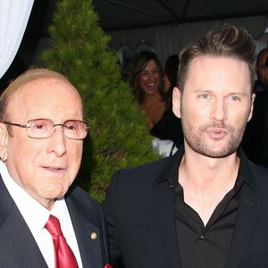 Clive Davis, Dr. Luke lors de l' Evenement "Songs of Hope X" à Brentwood, le 4 juin 2014.
