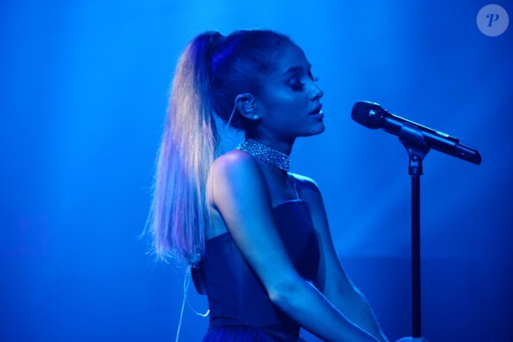 Ariana Grande sur scène lors du Time 100 Gala à New York, le 25 avril 2016
