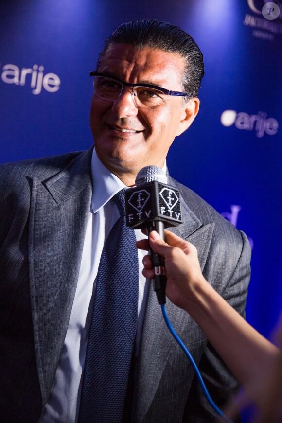 Le créateur Jacob Arabo assiste au 30e anniversaire de sa marque Jacob & Co. à Cannes. Le 20 mai 2016.