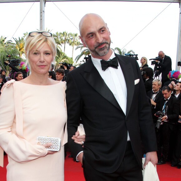 Maïtena Biraben et son compagnon Pierre Clément au Festival de Cannes en 2012.