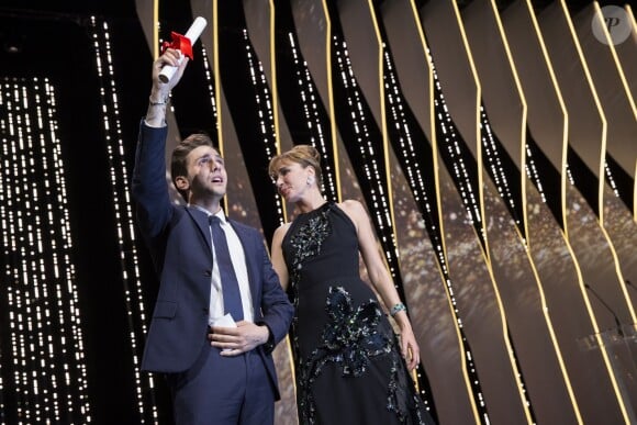 Xavier Dolan (Grand Prix pour "Juste la fin du monde"), Valeria Golino - Cérémonie de clôture du 69ème Festival International du Film de Cannes. Le 22 mai 2016. © Olivier Borde-Cyril Moreau/Bestimage