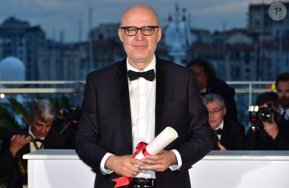 Juanjo Gimenez (Palme d'or du court métrage pour "Timecode") - Photocall de la remise des palmes du 69ème Festival International du Film de Cannes. Le 22 mai 2016. © Giancarlo Gorassini/Bestimage