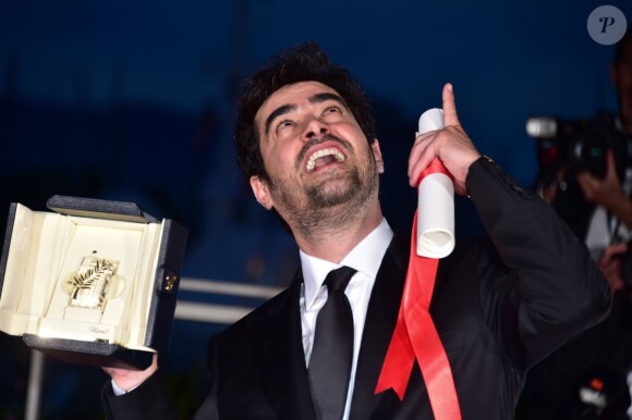 Shahab Hosseini (Prix d'interprétation masculine dans "Le Client "d'Asghar Farhadi) - Photocall de la remise des palmes du 69ème Festival International du Film de Cannes. Le 22 mai 2016. © Giancarlo Gorassini/Bestimage