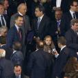  Leonor, princesse des Asturies, accompagnait son père le roi Felipe VI d'Espagne lors de la demi-finale de Ligue des Champions entre l'Atletico Madrid et le Bayern Munich le 27 avril 2016 au stade Vicente Calderon à Madrid. 