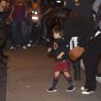 Shakira et son fils Milan arrivent à la finale de la Coupe du Roi entre le FC Barcelone et le FC Séville à Vicente Calderon à Madrid en Espagne le 22 mai 2016.