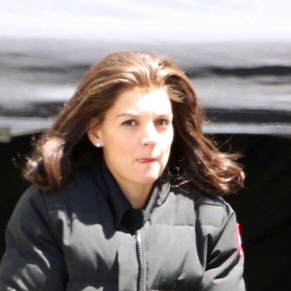 Exclusif - Katie Holmes sur le tournage de la série TV "The Kennedys" à Toronto, le 17 mai 2016. © CPA/Bestimage