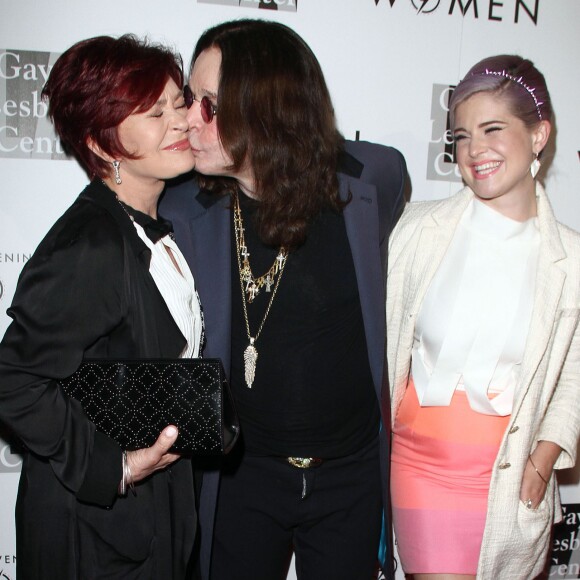 Sharon Osbourne, Ozzy Osbourne, Kelly Osbourne - People a la soiree "L.A. Gay & Lesbian Center's An Evening With Woman 2013" à l'hotel "The Beverly Hilton" à Beverly Hills, le 18 mai 2013