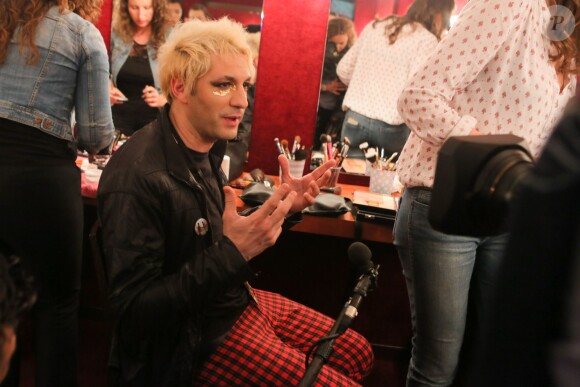 Exclusif - Mikelangelo Loconte - Répétitions et backstage du showcase de la circomédie musicale "Timéo" au Casino de Paris. Le 24 mai 2016 © CVS / Bestimage