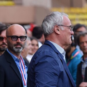 Le prince Albert II de Monaco participait le 24 mai 2016, avec son neveu Louis Ducruet, au match de foot caritatif opposant comme chaque année avant le Grand Prix de Monaco l'A.S. Star Team for Children et l'Association Mondiale des Pilotes de F1, au stade Louis-II. © Bruno Bebert / Bestimage