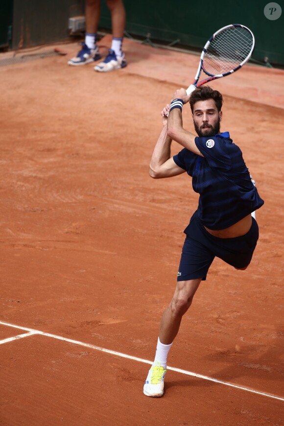 Benoît Paire, éliminé au second tour du tournoi de Roland-Garros, le 25 mai 2016.