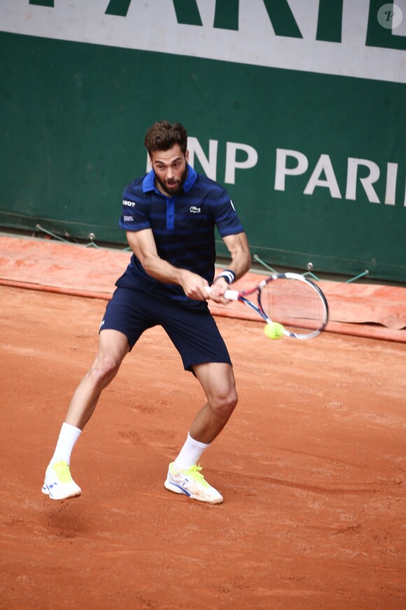 Benoît Paire, éliminé au second tour du tournoi de Roland-Garros, le 25 mai 2016.
