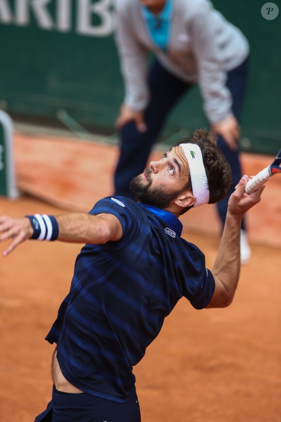 Benoît Paire, éliminé au second tour du tournoi de Roland-Garros, le 25 mai 2016.