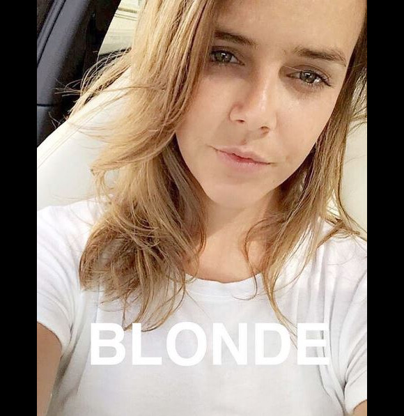 Pauline Ducruet à Monaco, dévoile ses cheveux blonds, sur Instagram le 25 mai 2016
