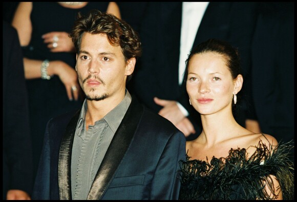 Johnny Depp et Kate Moss à Cannes en 1998.