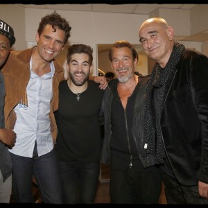 Exclusif - Soprano, Mika, Kendji Girac, Florent Pagny, Pascal Nègre - Dans le cadre de sa tournée Ensemble, Kendji en concert au Palais des Sports, à Paris. Le 22 avril 2016. © Alain Guizard / Bestimage