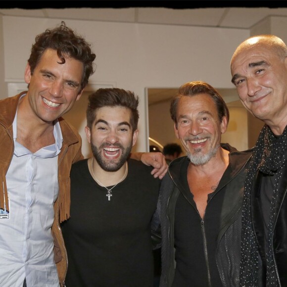 Exclusif - Soprano, Mika, Kendji Girac, Florent Pagny, Pascal Nègre - Dans le cadre de sa tournée Ensemble, Kendji en concert au Palais des Sports, à Paris. Le 22 avril 2016. © Alain Guizard / Bestimage