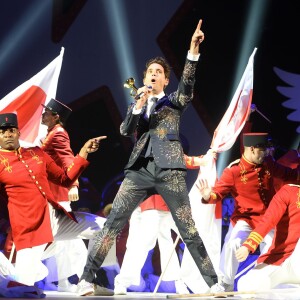 La star Mika en concert à l'AccorHotels Arena à Paris, le 27 mai 2016. © Coadic Guirec/Bestimage