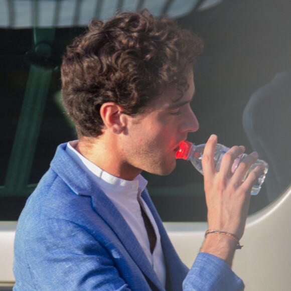 Exclusif - Fortuné Penniman (frère de Mika) - Arrivée des people au concert de Mika à l'AccorHotels Arena à Paris, le 27 mai 2016.