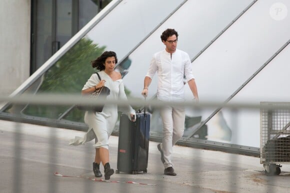 Exclusif - Fortuné Penniman (frère de Mika) - Arrivée des people au concert de Mika à l'AccorHotels Arena à Paris, le 27 mai 2016.