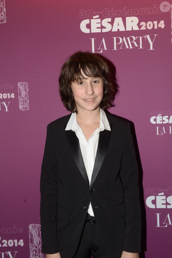 Nemo Schiffman - Soirée "La Party" au Vip Room après la cérémonie des César à Paris. Le 28 février 2014