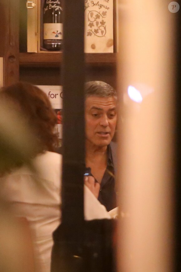 George Clooney et sa femme Amal Alamuddin sont allés diner au restaurant à Rome, le 28 mai 201628/05/2016 - Rome