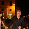 George Clooney et sa femme Amal Alamuddin sont allés diner dans un restaurant à Rome, le 29 mai 2016
